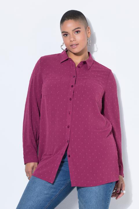 Produktbild Studio Untold Hemdbluse, Straight Shape, Dot-Struktur, Langarm (54, 56)