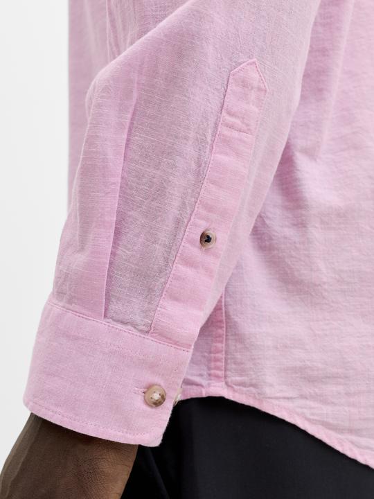 Actual product image Jack & Jones Jjesummer Linen Blend Band Shirt L/S Sn (S)