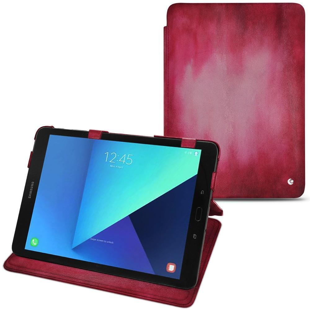 Noreve Lederschutzhülle horizontal (Galaxy Tab S3 9.7 (2017)), Tablet Hülle, Rosa