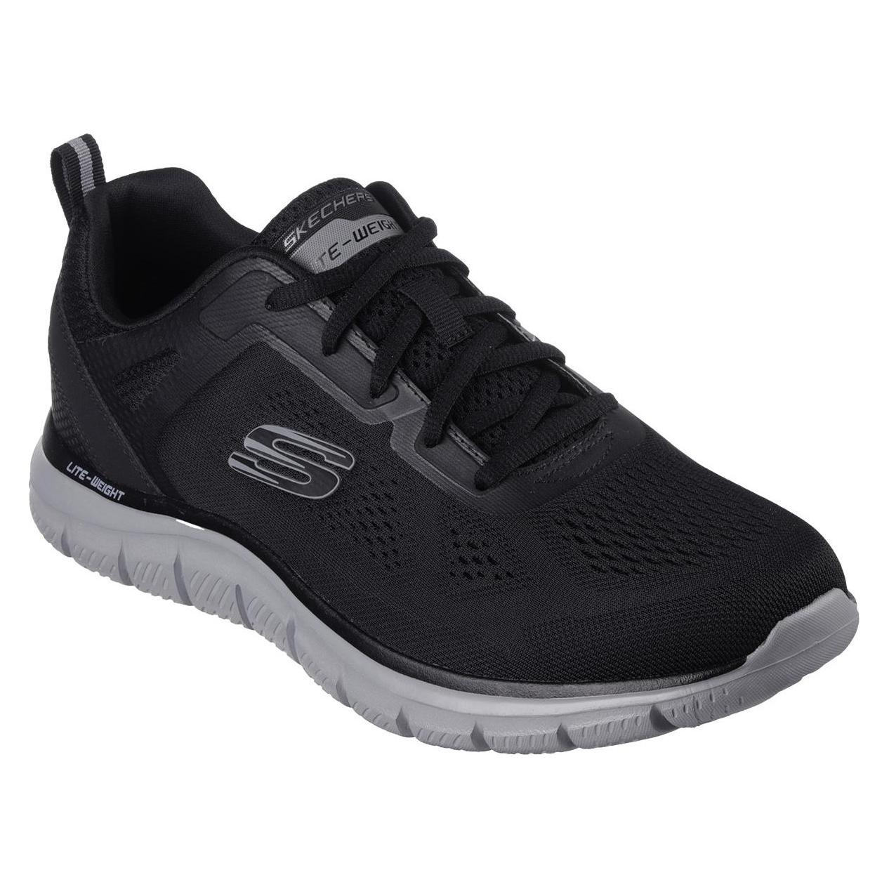 Skechers, Mannen, Wandelschoenen, Spoorverbreder 232698-Bkcc - 42, 5 (42.5), Zwart, Veelkleurig