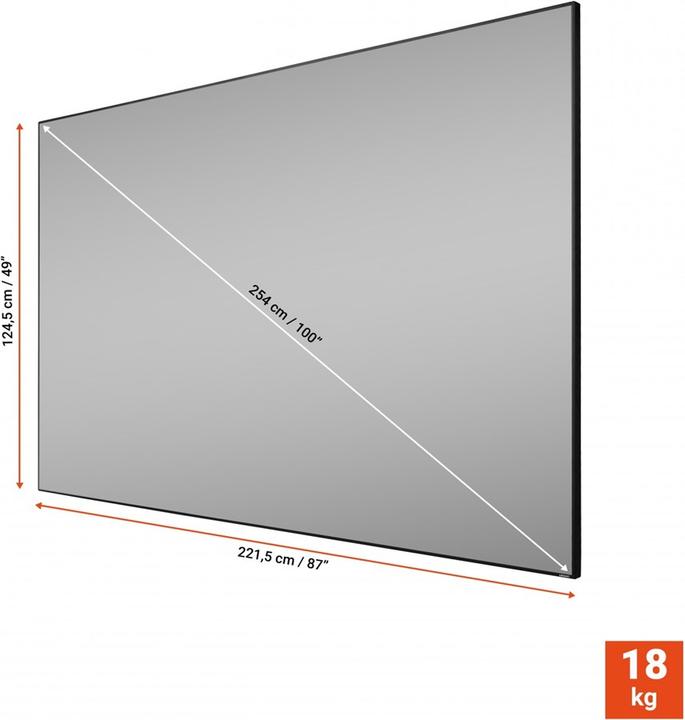 Produktbild Celexon CLR HomeCinema (100", 16:9)