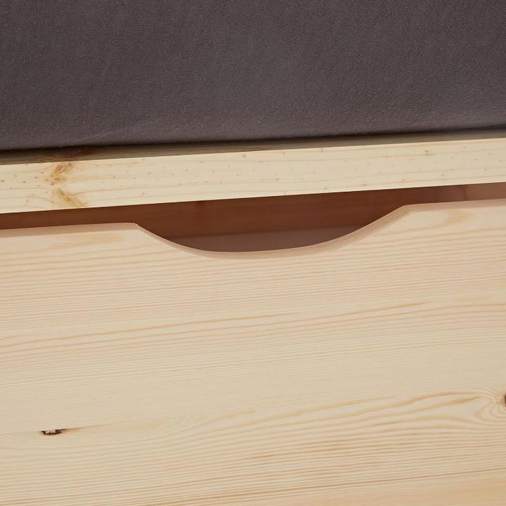 Produktbild Homestyle4u Palettenbett mit Lattenrost (100 x 200 cm)