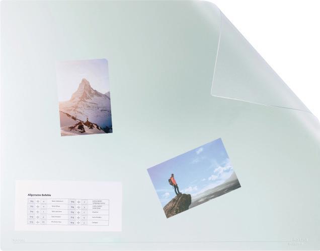 Produktbild Kolma Schreibunterlage Perform 53x40 transparent twin (53 x 40 cm)