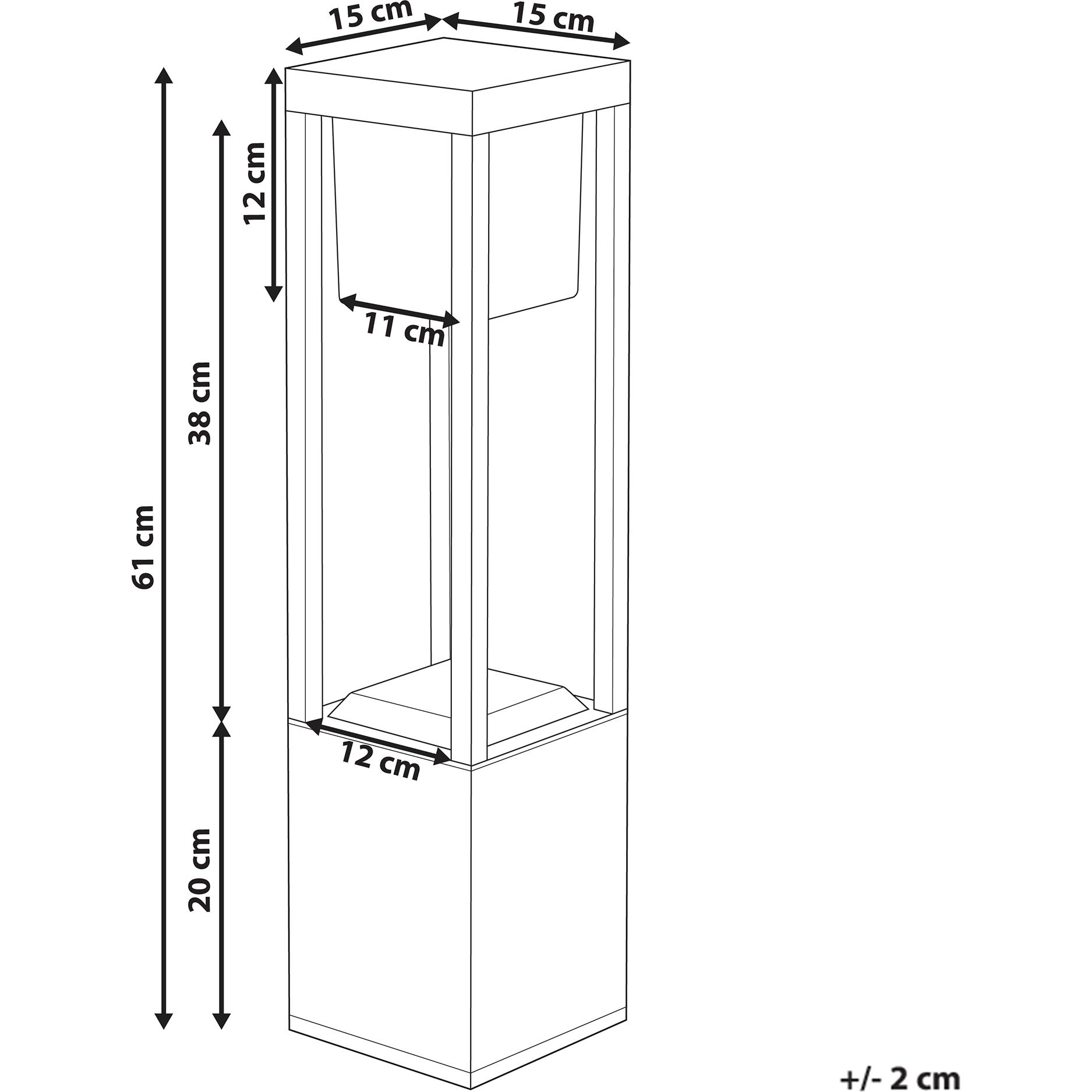 Thumbnail - Beliani, Gartenbeleuchtung, Loon (800 lm, IP54)