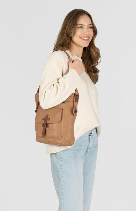 Image du produit Harbour 2nd Urban Poets Schultertasche Leder 37 cm