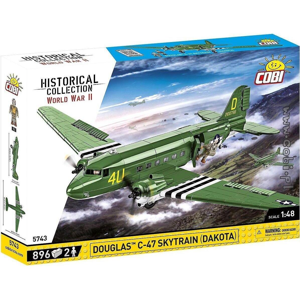 Cobi 5743 - 896 PCS 'HC WWII /5743/ DOUGLAS C-47 SKYTRAIN (DAKOTA)