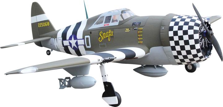 Seagull Models SG-Models ) P-47G Thunderbolt "Snafu" 63" 20cc WITHOUT retractable landing gear (Warbird)
