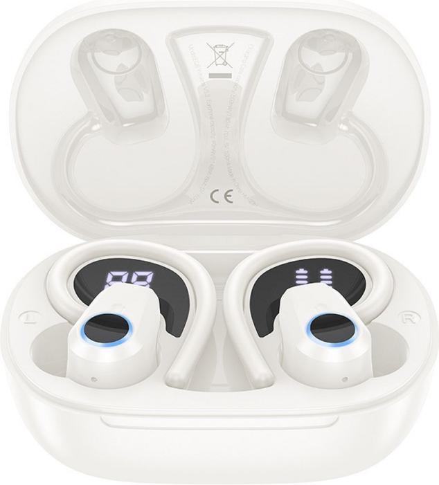 Image du produit Hoco EQ8 Pure Joy Headset Wireless In-Ear Anrufe/Musik Bluetooth Weiss (7 h, Sans fil)