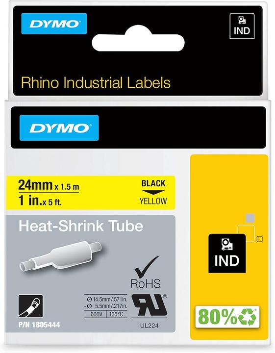 Immagine prodotto Dymo Heissschrumpfschlauch 24mm x 1,5m (2.40 cm)