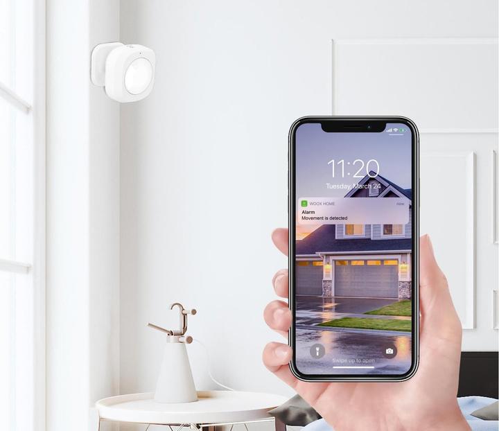 Actual product image Woox Zigbee wireless PIR and motion sensor (30 m)