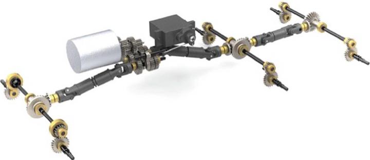 Actual product image Absima CR-18P "Tow Truck ARKTOS 6x6" V1.5 1/18 sandgelb RTR (RTR Ready-to-Run)