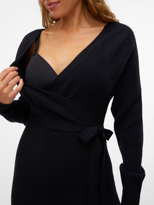 Produktbild Vero Moda Maternity Vmmhollyrem Ls V-Neck Dress Ga Noos (L)