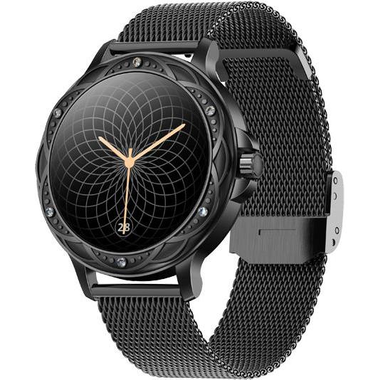 EKO Connected Watch 5.1 mit Diebstahlsicherung und Mailänder Armband aus Edelstahl, Smartwatch