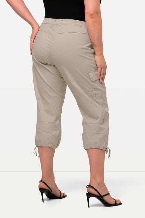 Immagine prodotto Ulla Popken Pantaloni cargo a 7/8 con cintura comoda (50)