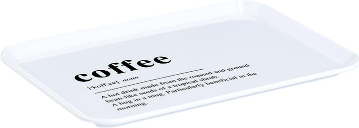 Zeller Present Tablett Melamin Coffee 30.5x22 cm