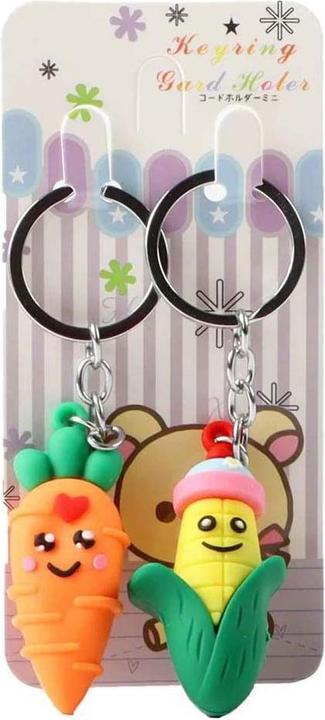Actual product image Jono Toys Keychain vegetables 2 pieces