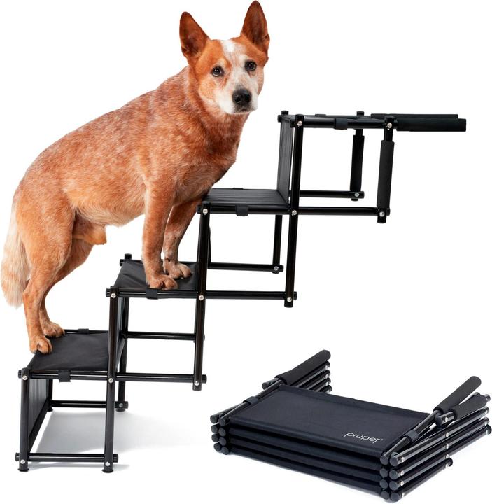 Produktbild PiuPet Universal Hundetreppe (bis 80kg) (Hund, Faltbar, Waschbar)