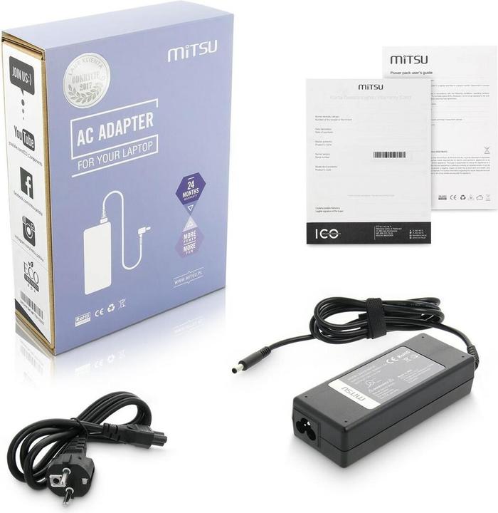 Image du produit Mitsu chargeur de notebook 19v 4.74a 4.5x3.0 pin - asus (90 W)