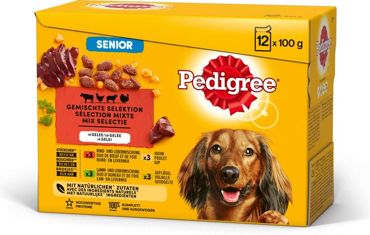 Image du produit Pedigree Senior en Gelée Multipack (Senior, 12 pcs, 1200 g)