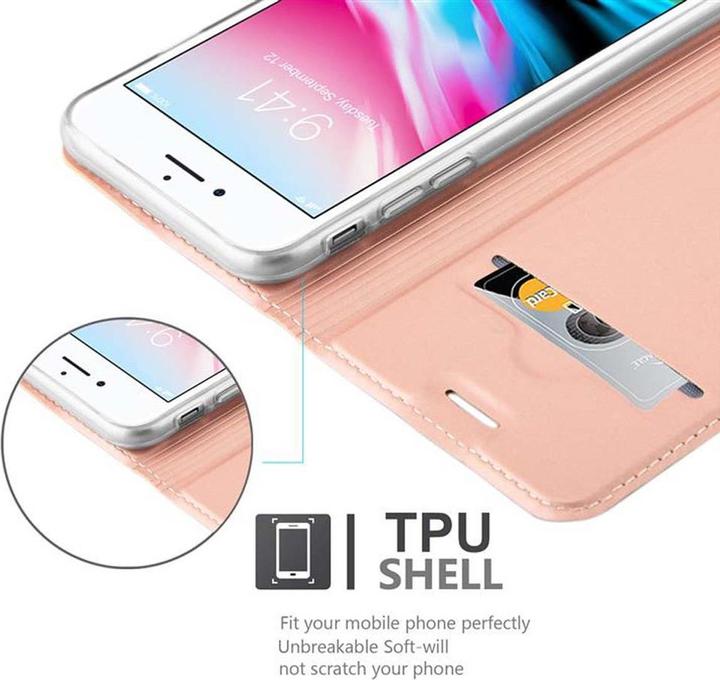 Actual product image Cadorabo Book Classy Style Cover (Apple iPhone 7, Apple iPhone SE (2nd Gen))