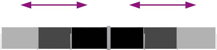 Produktbild vidaXL Seitenmarkise (12 m)