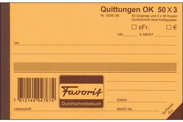 Produktbild Favorit Quittungen (150x)