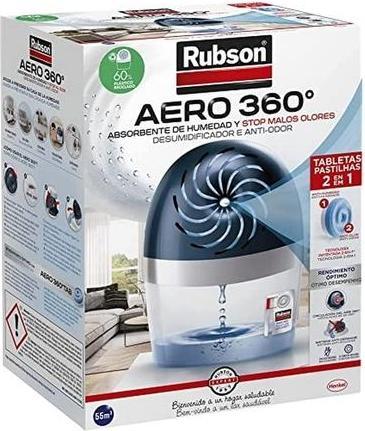 Produktbild Rubson Aero 360 Dehumidifier, With Tablet, 450 G, Dark Blue/Grey