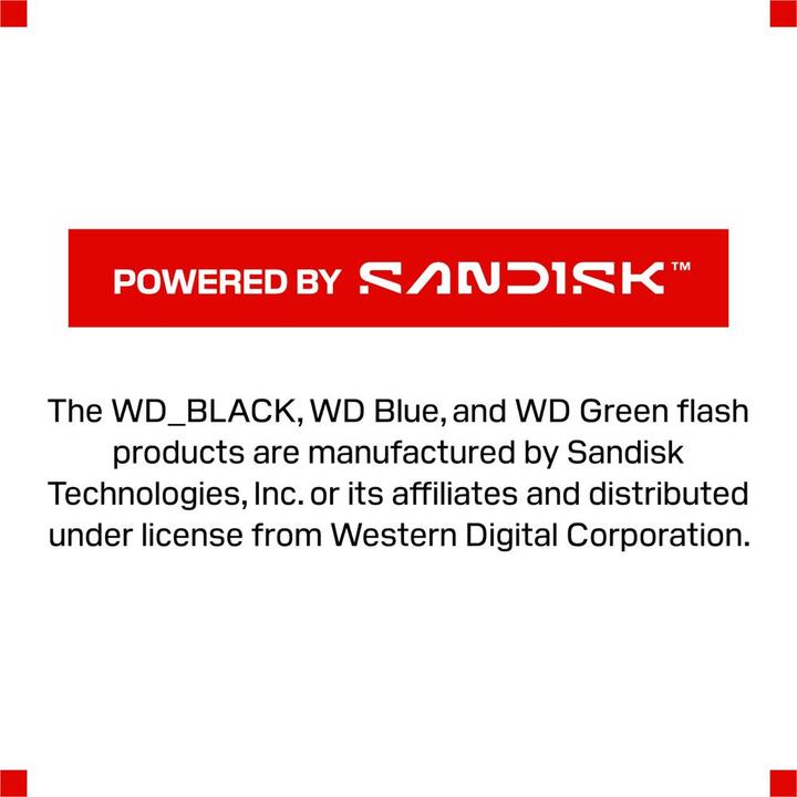 Produktbild WD Black SN850X mit Heatsink powered by SANDISK (4000 GB, M.2 2280)