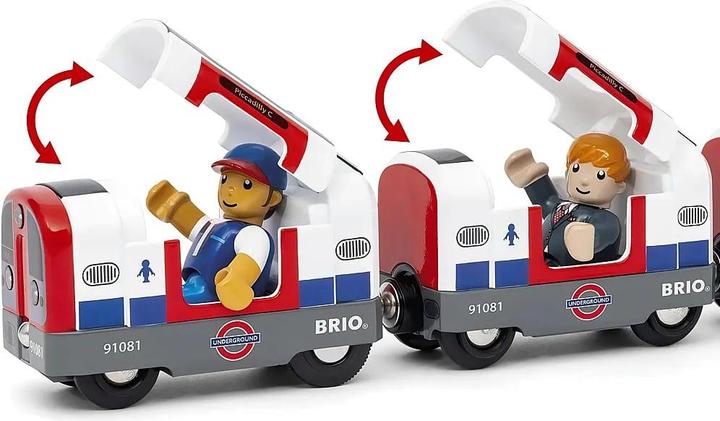 Produktbild Ravensburger BRIO World - Trains of the World Londoner U-Bahn mit Licht und Sound