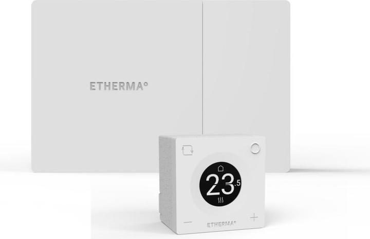 Etherma Set bestehend ET-SMARTSET-TH-W aus Funkempfänger u.Funkthermostat 46725
