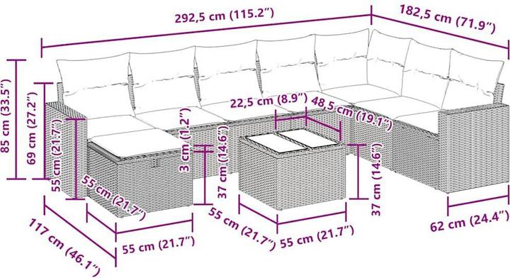 Produktbild vidaXL Zoe