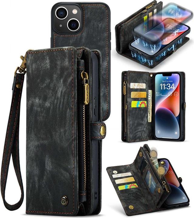 Produktbild Caseme 7 in 1 Retro Wallet mit Münzfach (Apple iPhone 14)