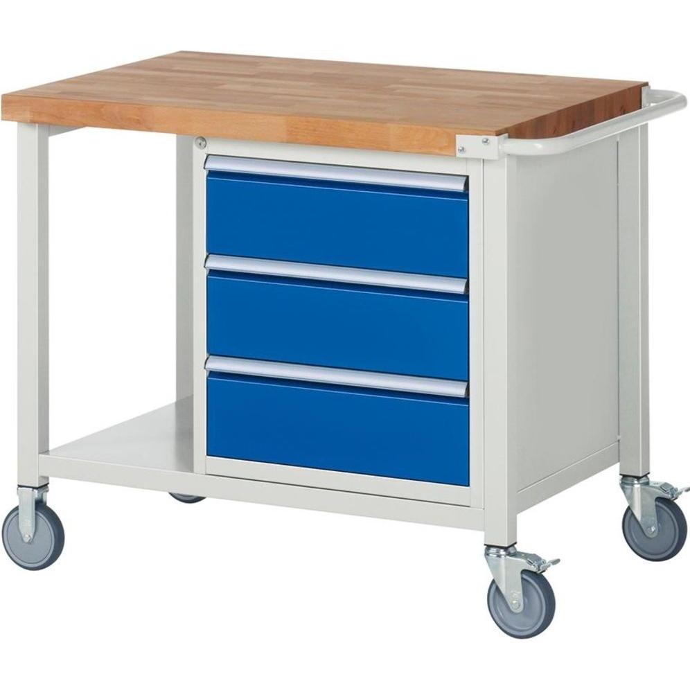 RAU, Banco da lavoro, F. Werkbank Modell 8157 B 1000xT 700xH 880mm (100 cm, 70 cm)