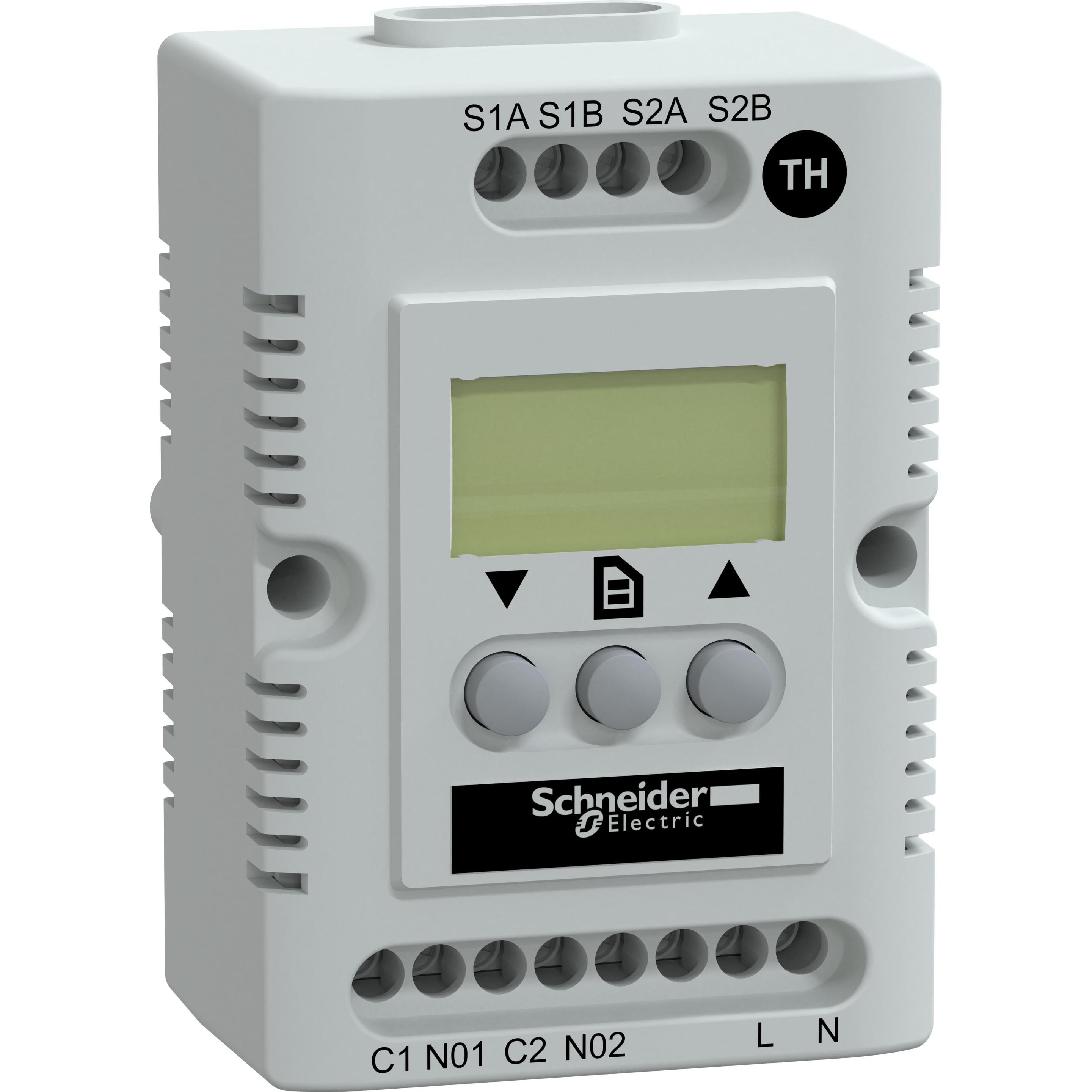 Schneider Electric NSYCCOTH230VID, Thermostat, Grau