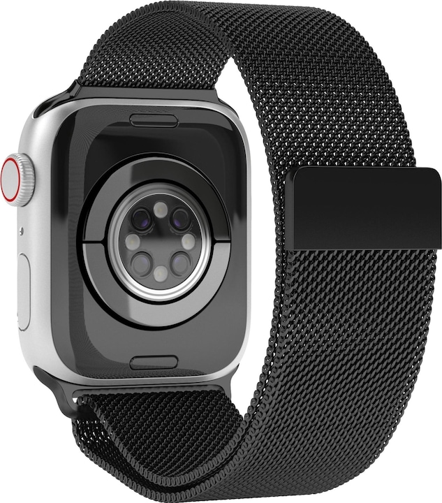 Actual product image Vonmählen Milanese Loop Case (38 mm, 40 mm, 41 mm, Stainless steel, Apple Watch Series 1, Apple Watch Series 2, Apple Watch Series 3, Apple Watch Series 4, Apple Watch Series 5, Apple Watch Series 6, Apple Watch Series 7, Apple Watch Series 8, Apple Watch Series 9, Apple Watch SE)