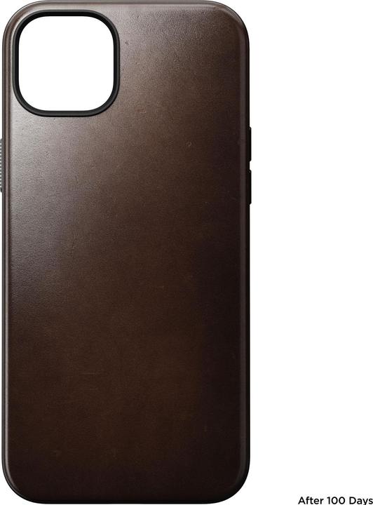 Image du produit Nomad Coque arrière en cuir moderne Horween iPhone 15 Plus noir (Apple iPhone 15 Plus)