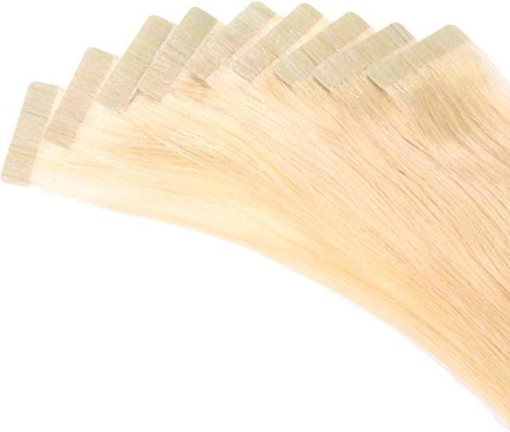 Hair2heart Remy Tape-In Extensions Skin Weft (22 Bionda dorata, 50 cm)