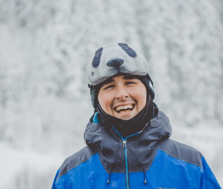 Actual product image Gogglesoc Panda Soc (Ski goggle strap)