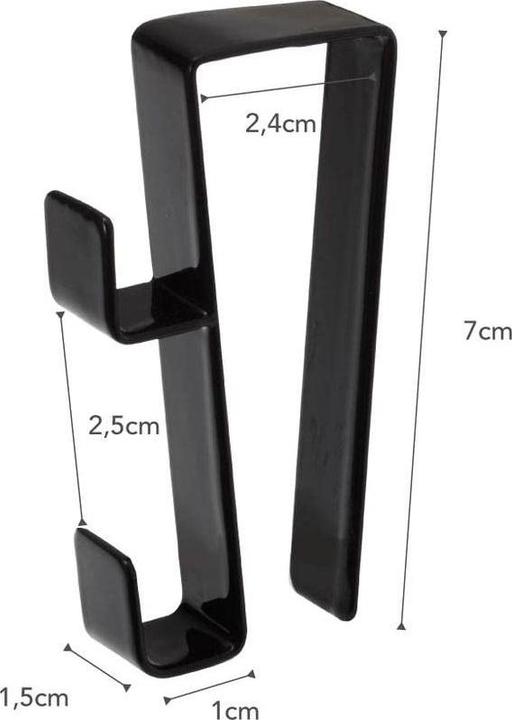Actual product image Yamazaki Door hooks (set of 2) TOWER