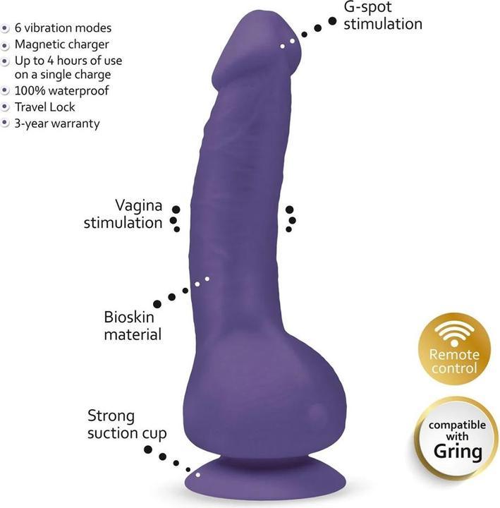 Actual product image Gvibe Greal 2 Violet