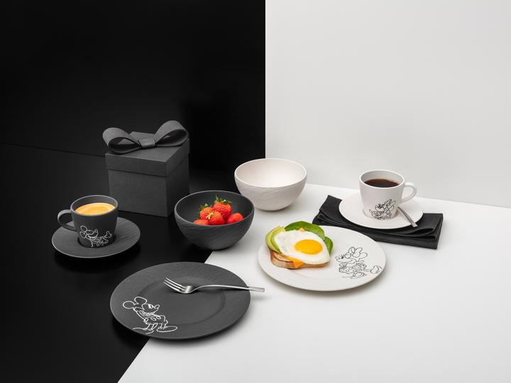 Produktbild Villeroy & Boch Frühstücks-/Dessertteller, 2-teilig Manufacture Rock - Mickey Mouse (2x, 21.70 cm)