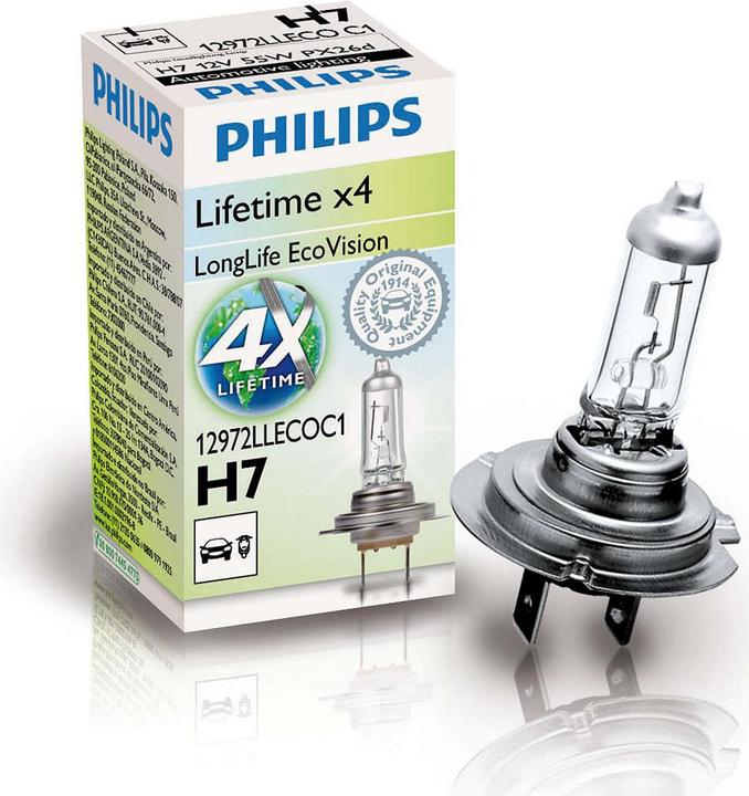 Image du produit Philips H7 LongLife EcoVision (H7)