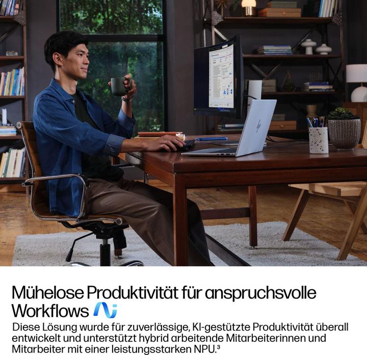 Actual product image HP EliteBook 8 G1i Intel Core Ultra 5 228V 40,64cm 16Zoll WUXGA 32GB 1TB /SSD W11P 3J Gar (DE) (16", 1000 GB, 32 GB, DE, Intel Core Ultra 5 228V)