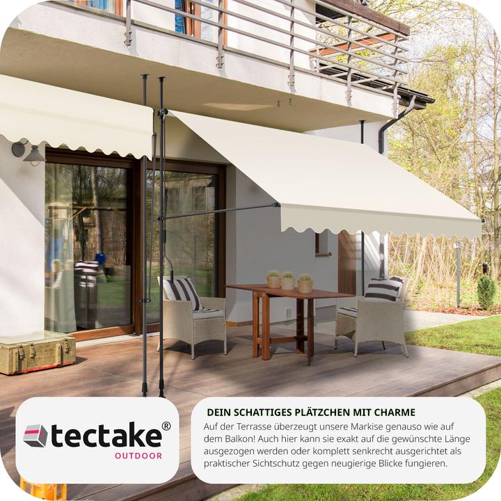 Produktbild tectake Klemmmarkise (3 m)