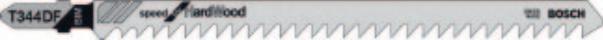 Actual product image Bosch Professional Zubehör PRO Hardwood fast T344DF Jigsaw blade, 152 mm, 5 pcs.