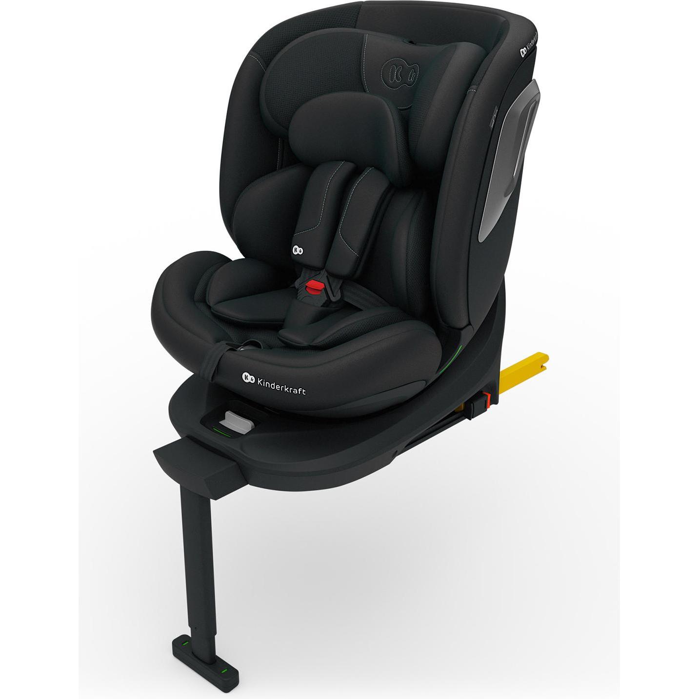 KinderKraft, Seggiolino auto, Seggiolino auto I-360 2 PLUS i-SIZE 40-150cm NERO (ECE R129/i-Size Standard)