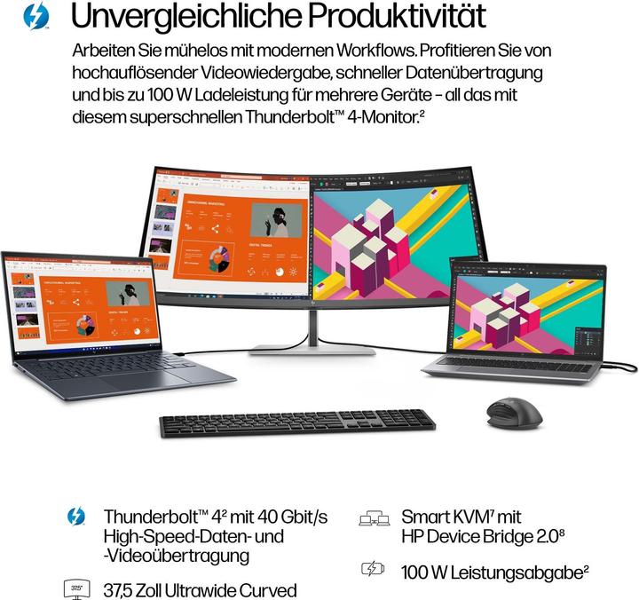 Actual product image HP Series 7 Pro 738pu (3840 x 1600 pixels, 37.50")