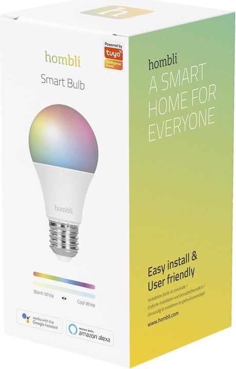 Actual product image Hombli Smart Bulb (E27, 9 W, 800 lm, 1 x, F)