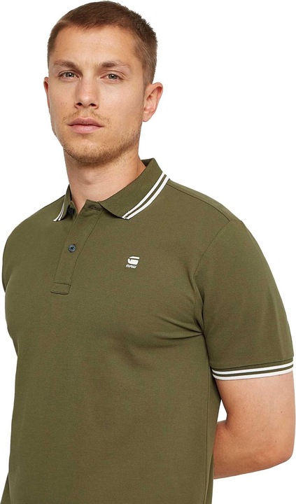Actual product image G-Star Dunda Slim Stripe Polo (L)