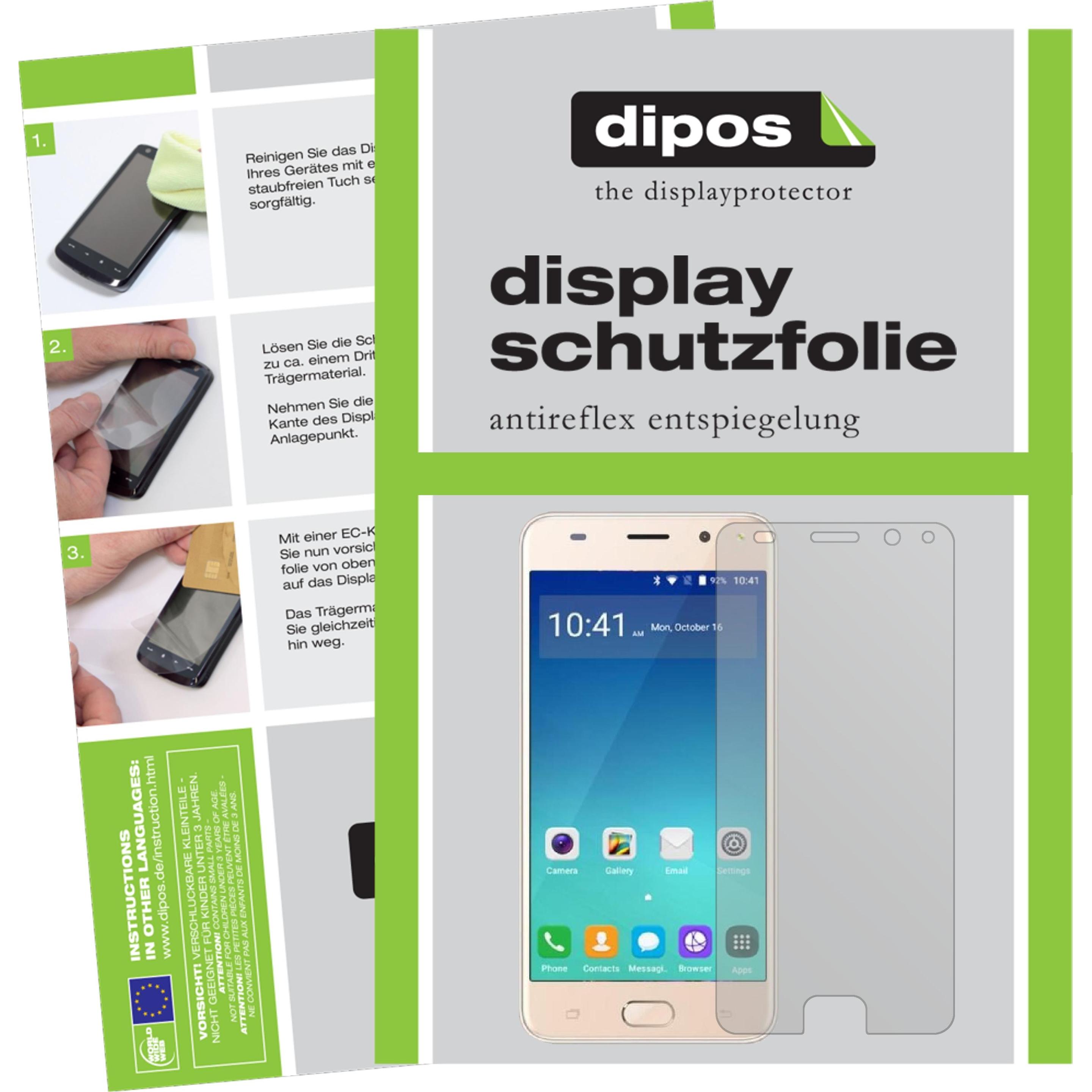 Dipos Displayschutzfolie Antireflex (2 Stück, Gooweel S11), Smartphone Schutzfolie, Transparent